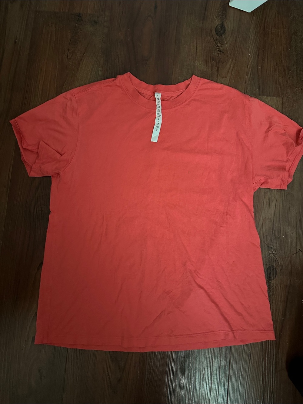 lululemon athletica Short Sleeve Crew Tee in Coral